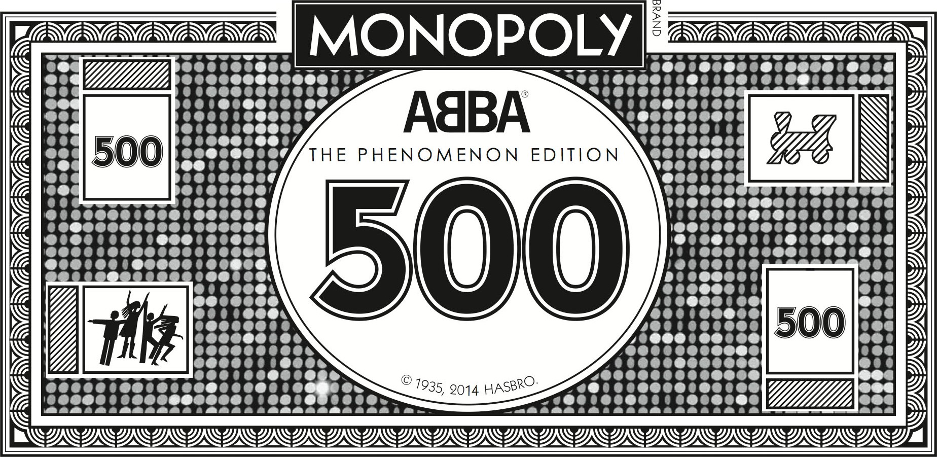 Billets du Monopoly ABBA