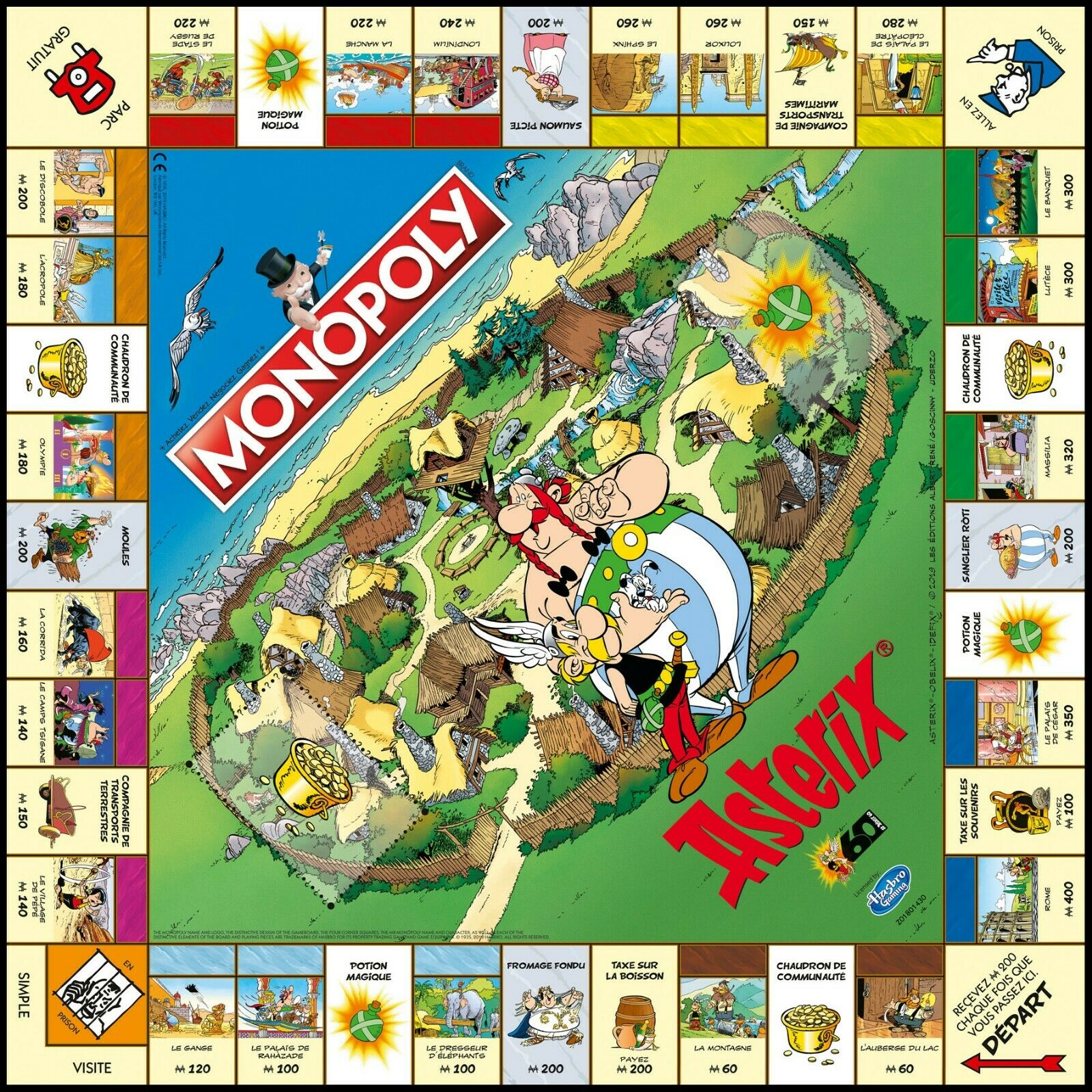 Plateau du Monopoly Asterix