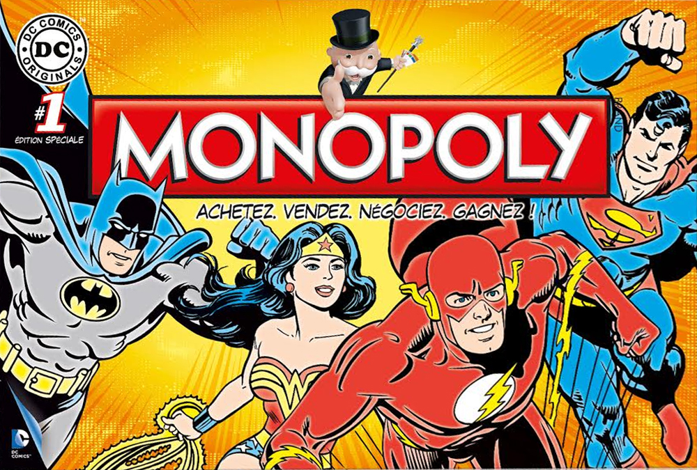 Boite du Monopoly DC Comics
