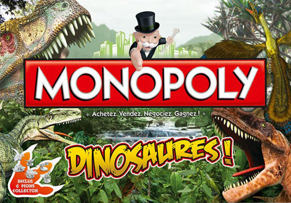Boite du Monopoly Dinosaures