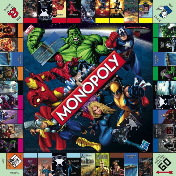 Plateau du Monopoly Marvel