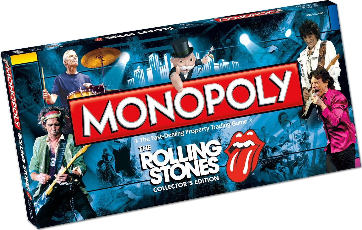 Boite en 3D du Monopoly Rolling Stones