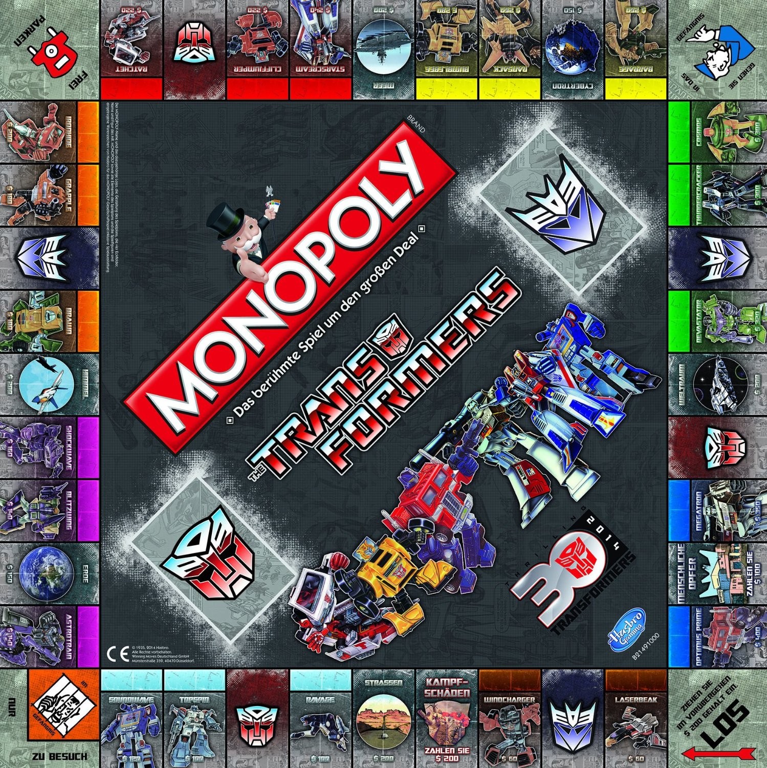 Plateau du Monopoly Transformers - Retro Edition