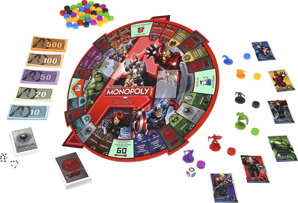 Plateau du Monopoly Avengers