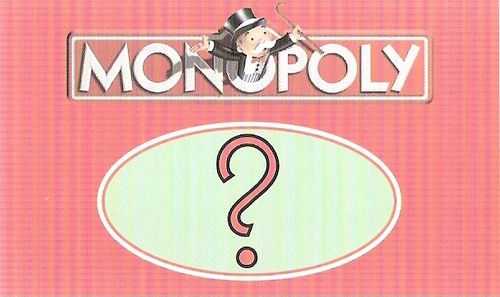 Carte chance du Monopoly Méga