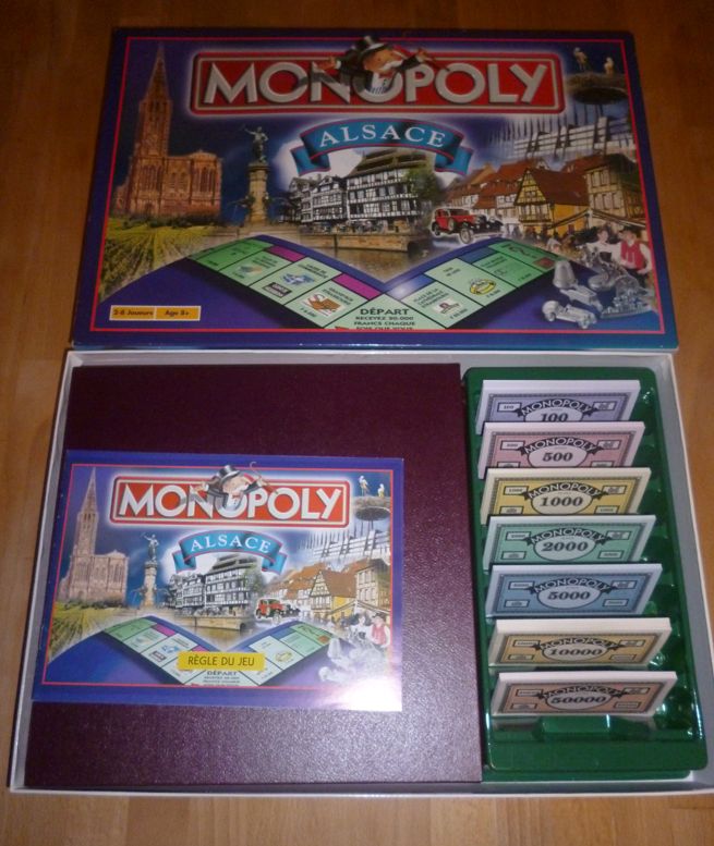 Billets du Monopoly Alsace