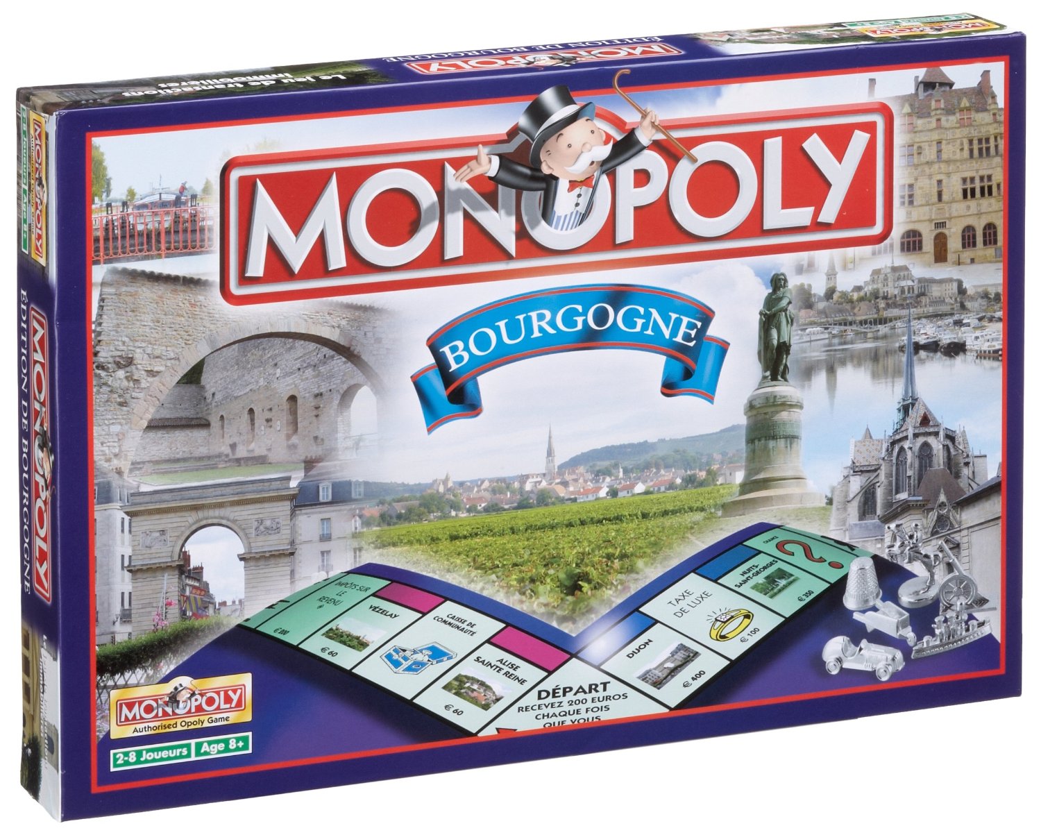 Boîte en 3d du Monopoly Bourgogne