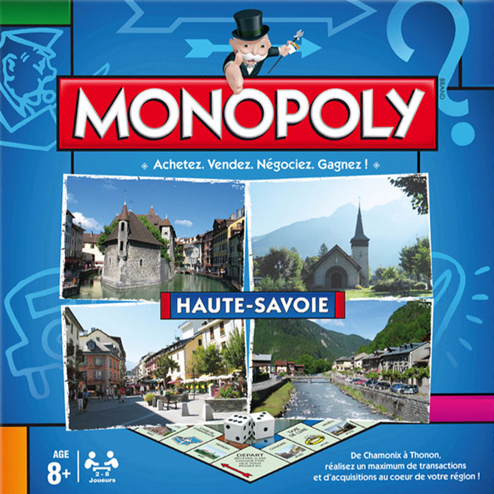 Boite du Monopoly Haute Savoie (version 2014)