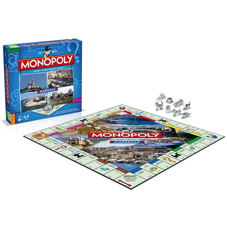 Autre vue générale du Monopoly Marseille (version 2014)