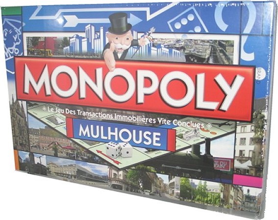 Boite en 3D du Monopoly Mulhouse