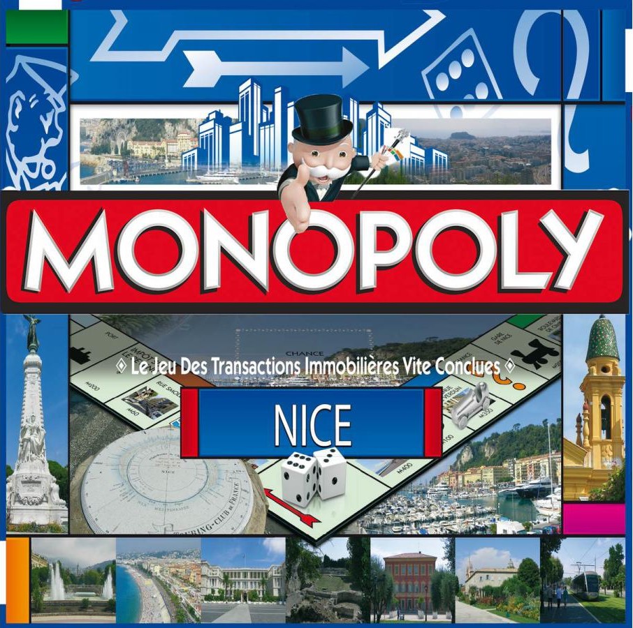 Projet de boîte du Monopoly Nice (version 2014)