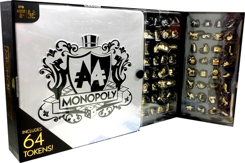 Boîte ouverte du Monopoly Signature Token Collection