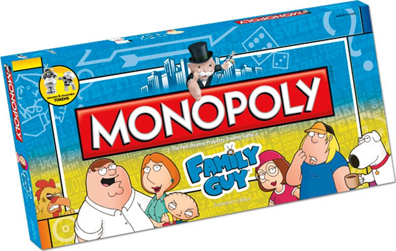 Troisième boîte du Monopoly Family Guy