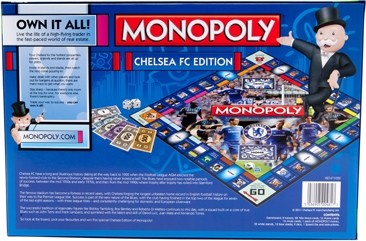 Arrière de la boite du Monopoly Chelsea FC