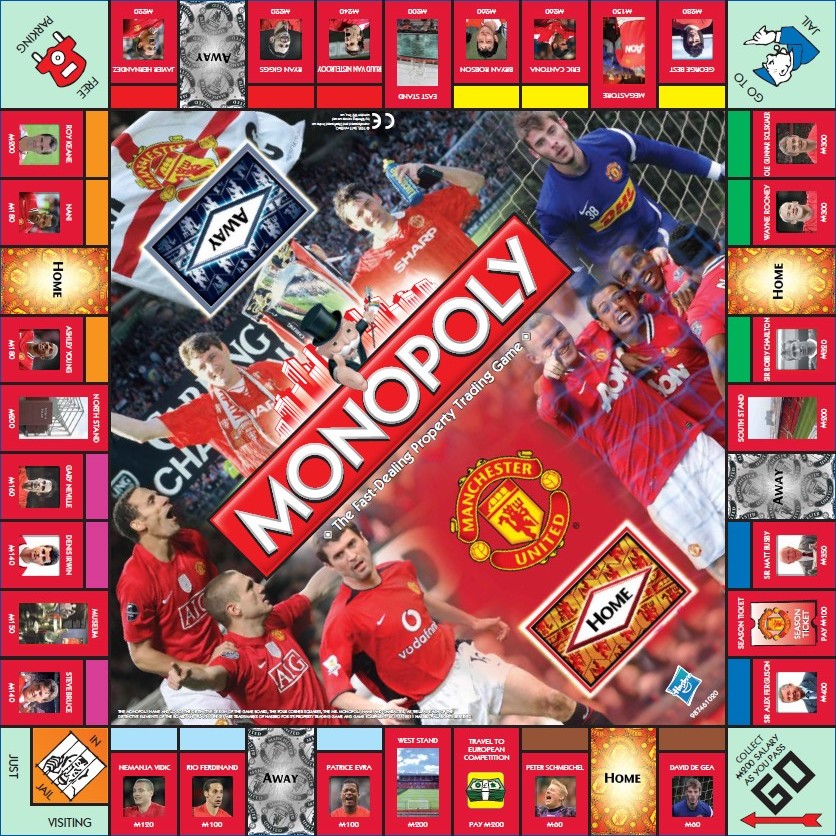 Plateau du Monopoly Manchester United