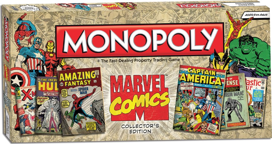 Boite du Monopoly Marvel Comics