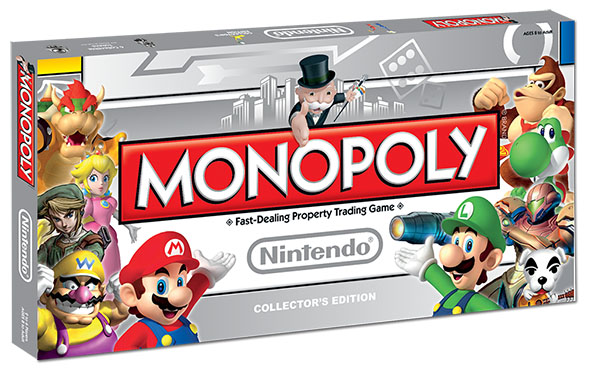 Boite en 3 dimensions du Monopoly Nintendo