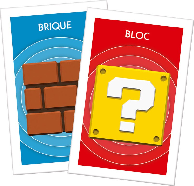 Cartes « Brique » et « Bloc » du Monopoly Nintendo