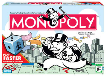 Boite de Monopoly avec dé rapide