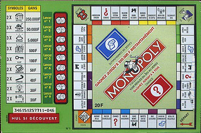 Monopoly à gratter