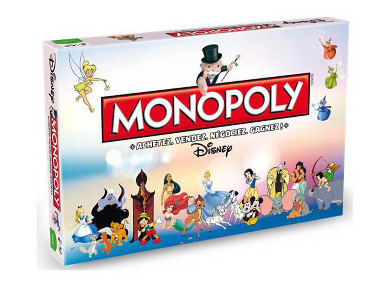Deuxième projet de boîte du Monopoly Disney Classique (version 2015)