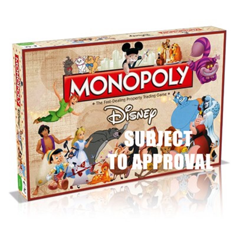 Projet de boîte du Monopoly Disney Classique (version 2015)