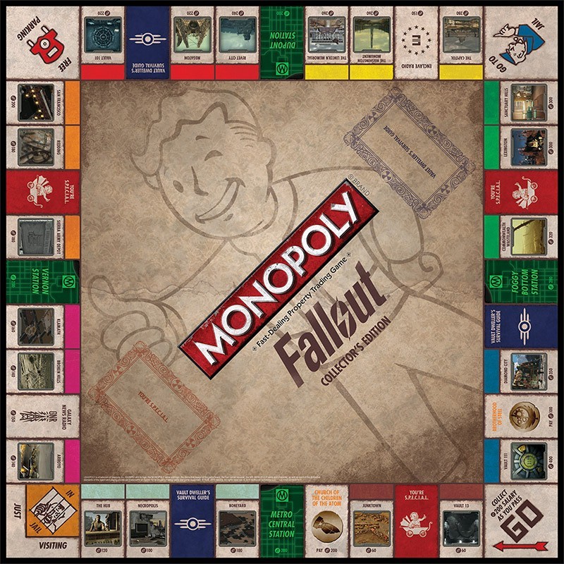 Plateau du Monopoly Fallout (version française)