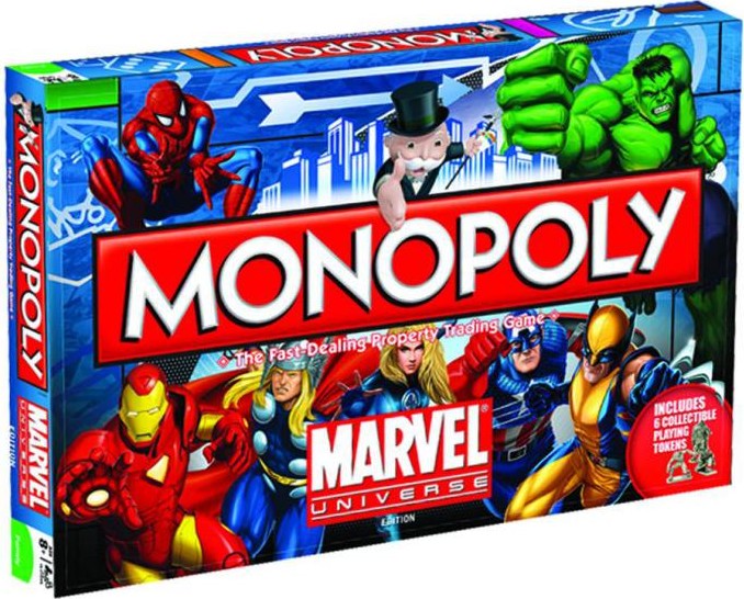 Boite du Monopoly Marvel