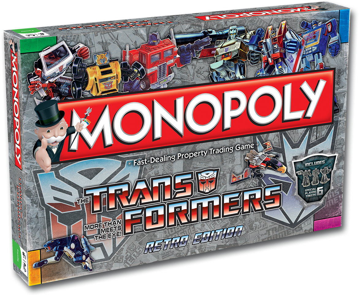Boite du Monopoly Transformers - Retro Edition