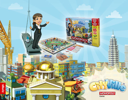 Annonce du Monopoly Cityville