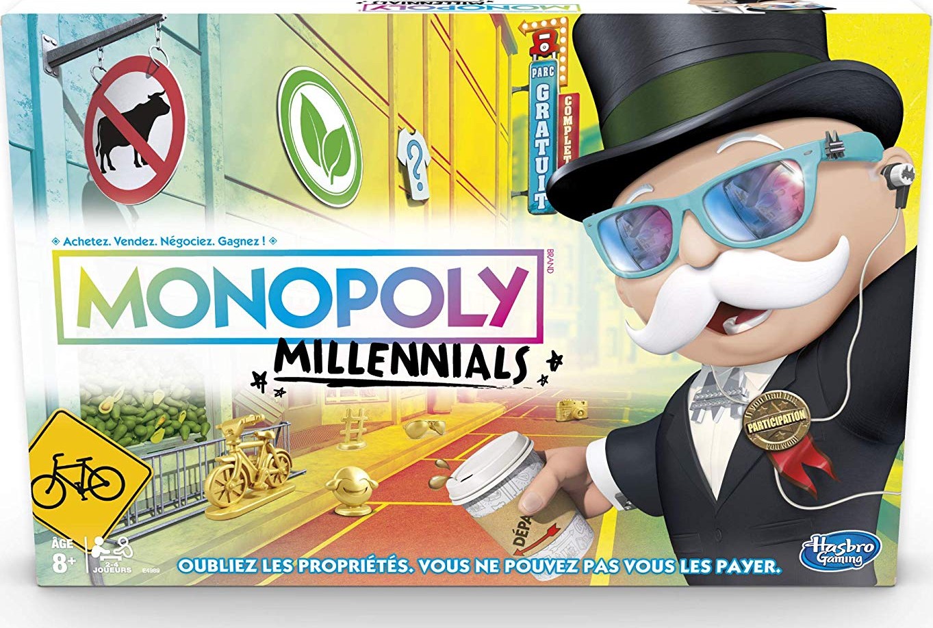 Boite du Monopoly Millennials