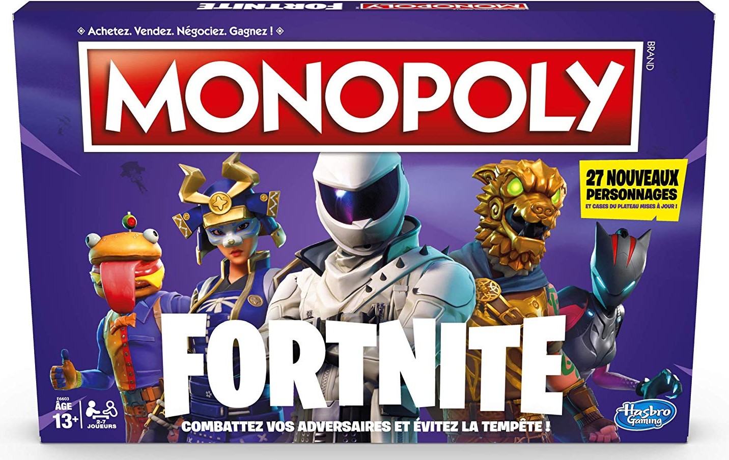 Boite du Monopoly Fortnite nouvelle version (version 2)
