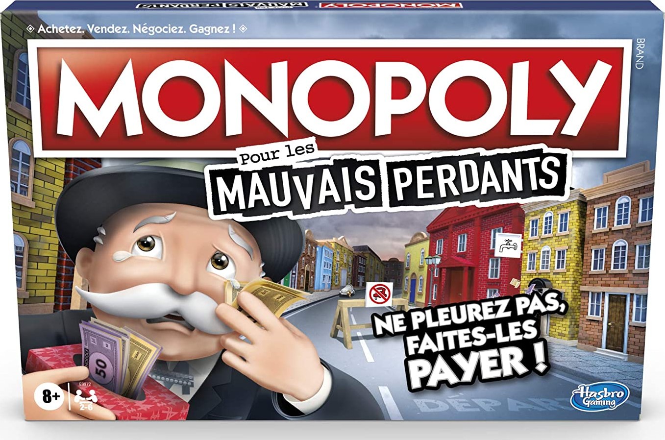 Boite du Monopoly Mauvais Perdants