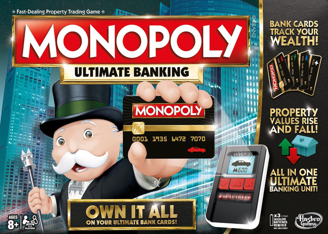 Boîte de la version américaine du Monopoly Electronique Ultime - Ultimate Banking