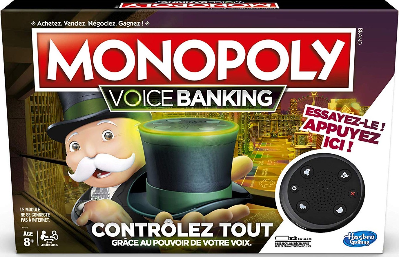 Boite du Monopoly Voice Banking