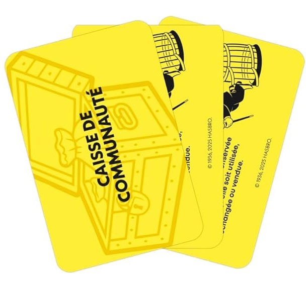 Carte caisse de communauté du Monopoly Classique 2025-