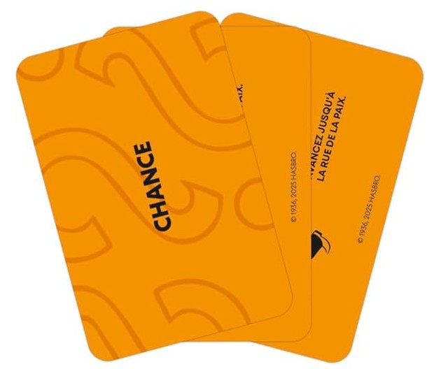 Carte chance du Monopoly Classique 2025-