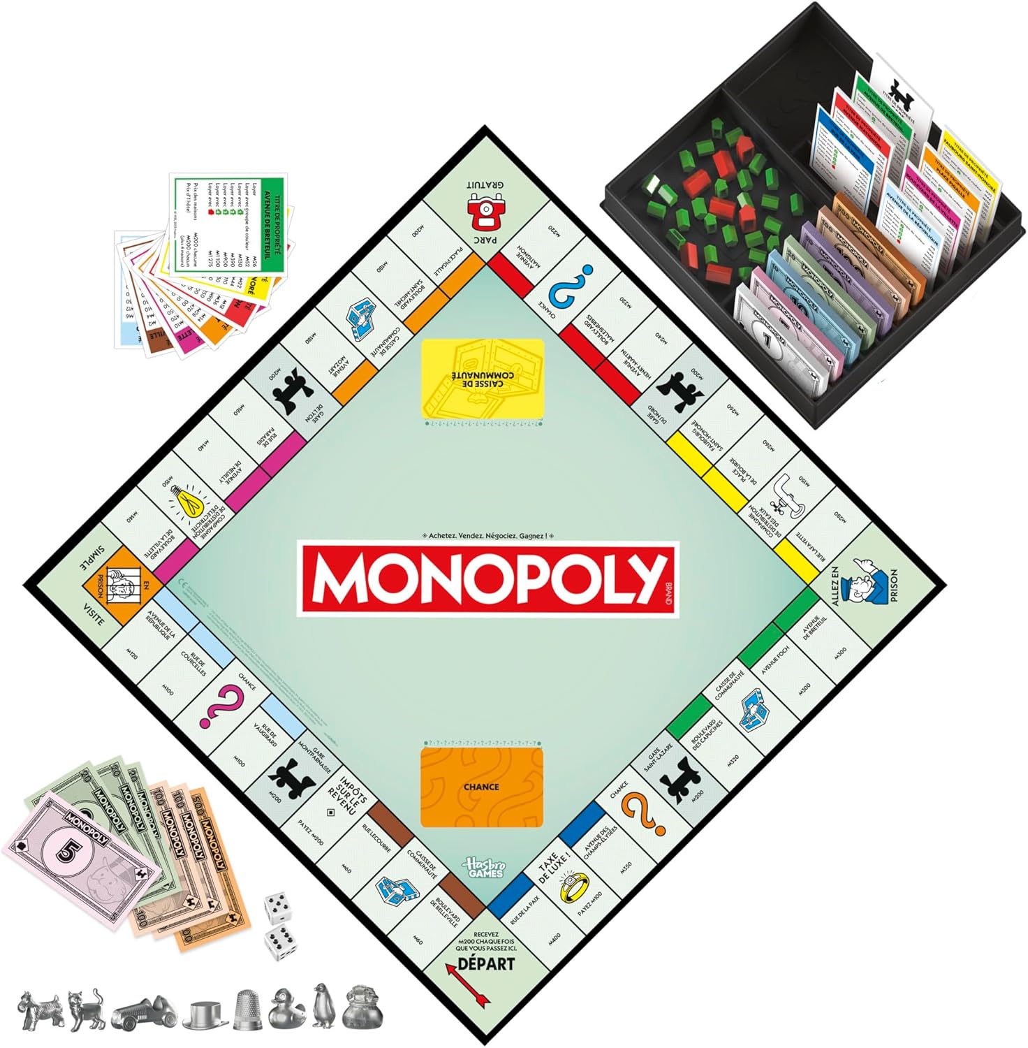 Autre vue générale du jeu du Monopoly Classique 2025-