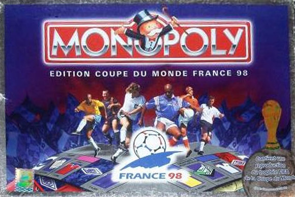 Boite du Monopoly Coupe du Monde France 98