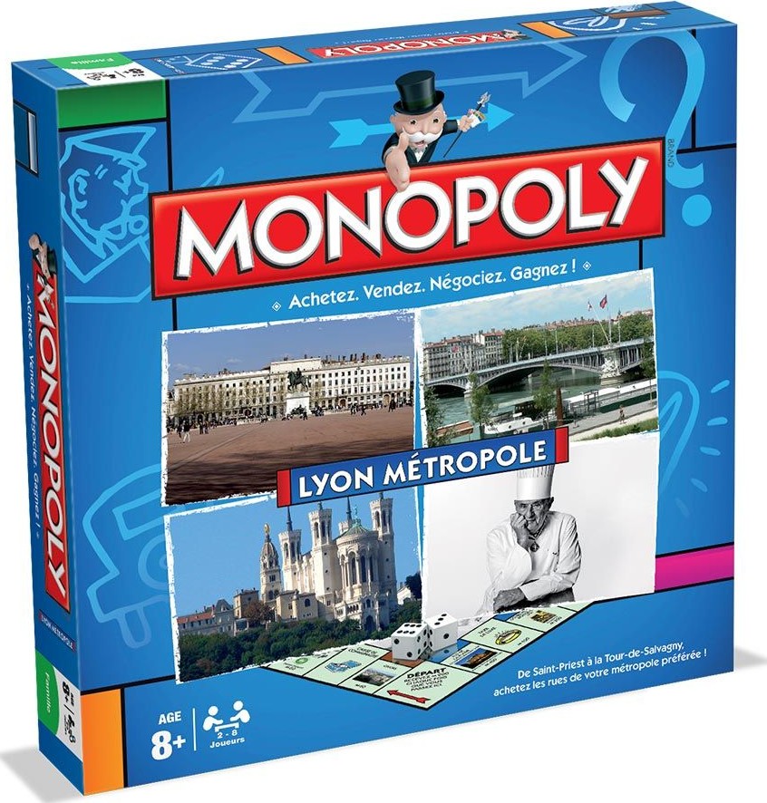 Boite du Monopoly Lyon Métropole