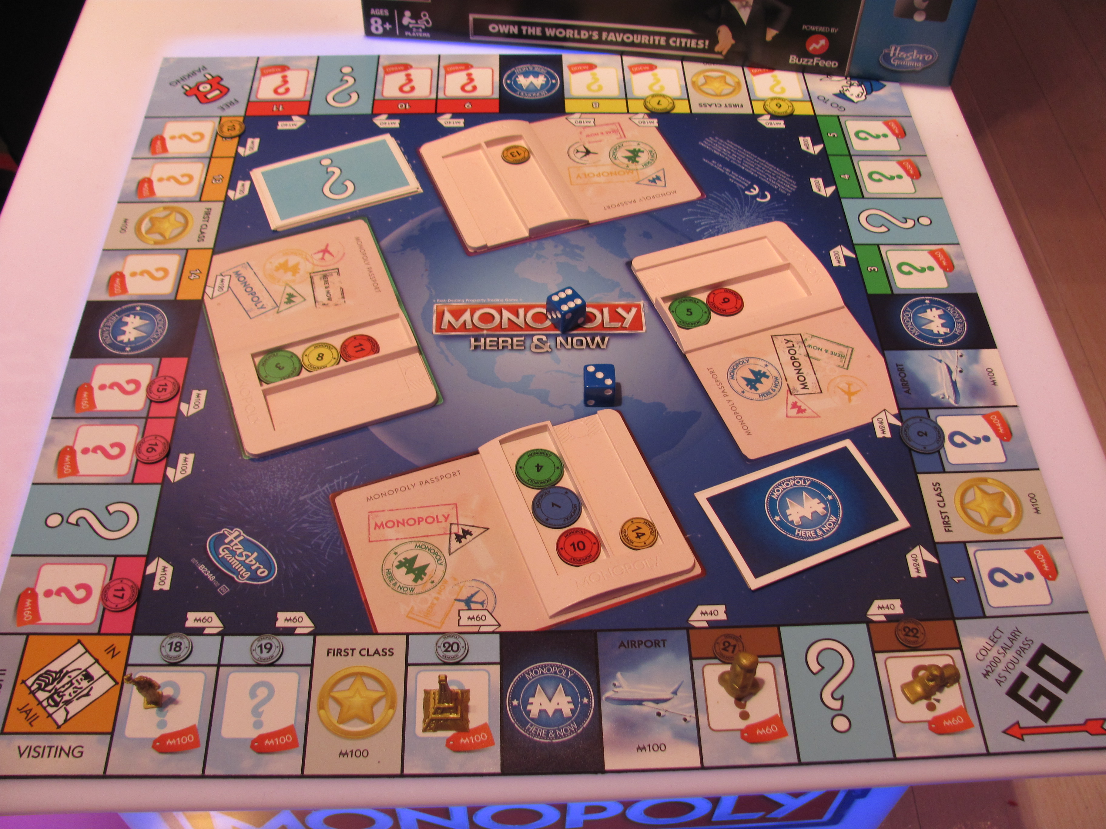 Plateau du Monopoly Monde (version 2015)