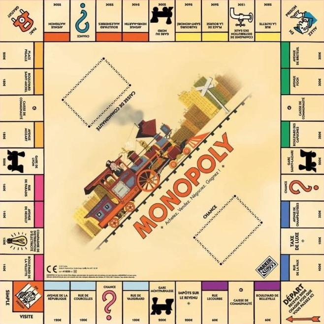 Plateau du Monopoly Nostalgie