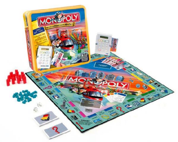 Boîte en métal du Monopoly Et si le Monopoly était inventé aujourd