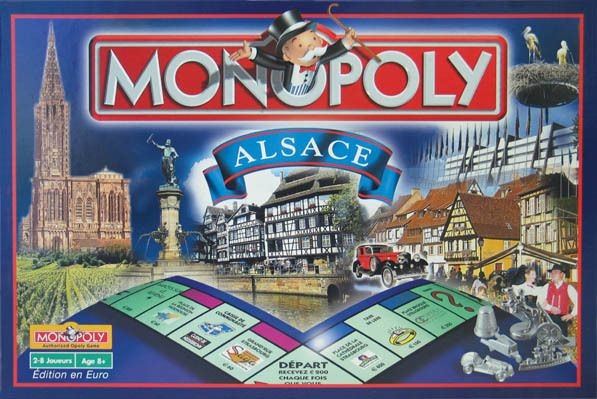 Boite du Monopoly Alsace