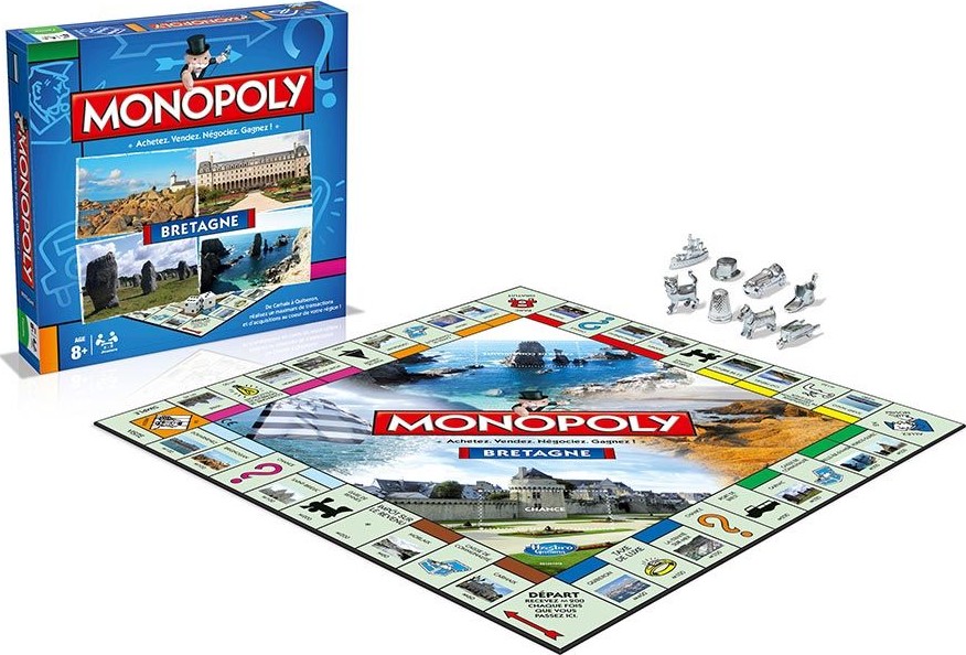 Autre vue générale du Monopoly Bretagne (version 2014)