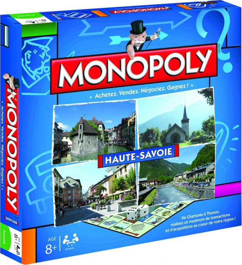 Autre image de la boîte du Monopoly Haute Savoie (version 2014)