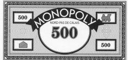 Billets du Monopoly Nord - Pas-de-Calais