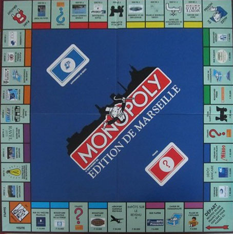 Plateau du Monopoly Marseille (version 1)