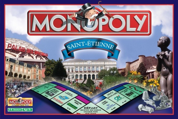 Boite du Monopoly Saint-Étienne