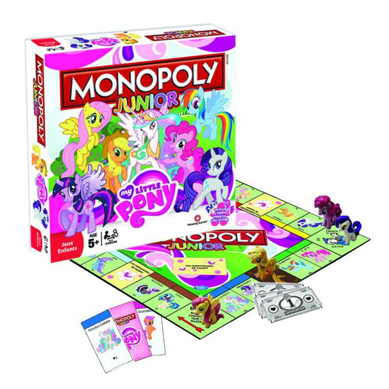Vue détaillée du Monopoly Junior - My Little Pony